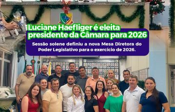 Mesa Diretora da Câmara é eleita para 2026